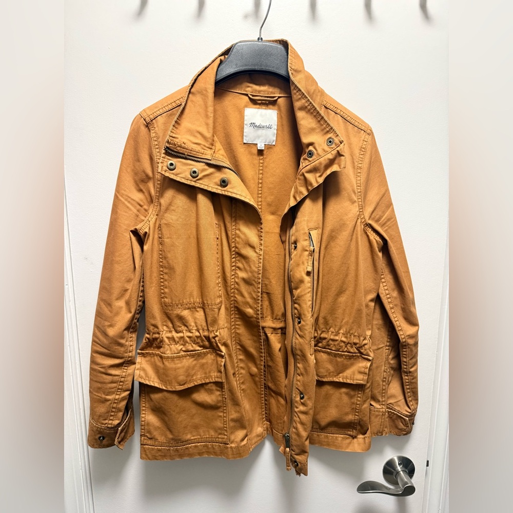 Madewell Burnt Orange Utility Jacket